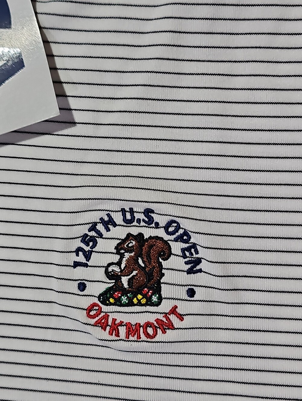 US Open Oakmont Shirt Stripe Polo Mens 4XT 2025 Cutter & Buck New With Tags - Picture 4 of 7